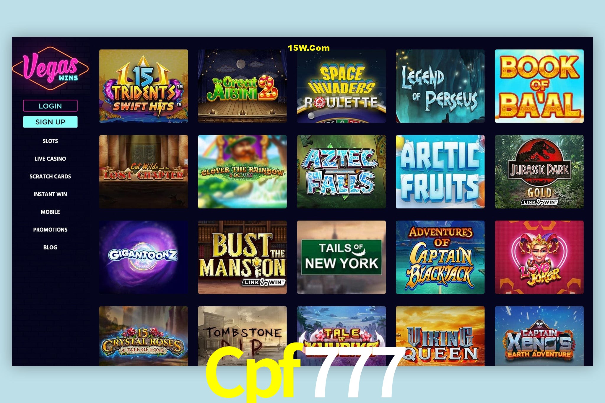 Game Providers Cpf777