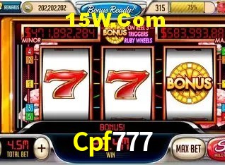 Jogos de Slot Cpf777